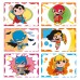 Set 6 Puzzle-uri cu 12 Cuburi Clementoni, Disney Comics - Super Friends, pentru copii de peste 3 ani